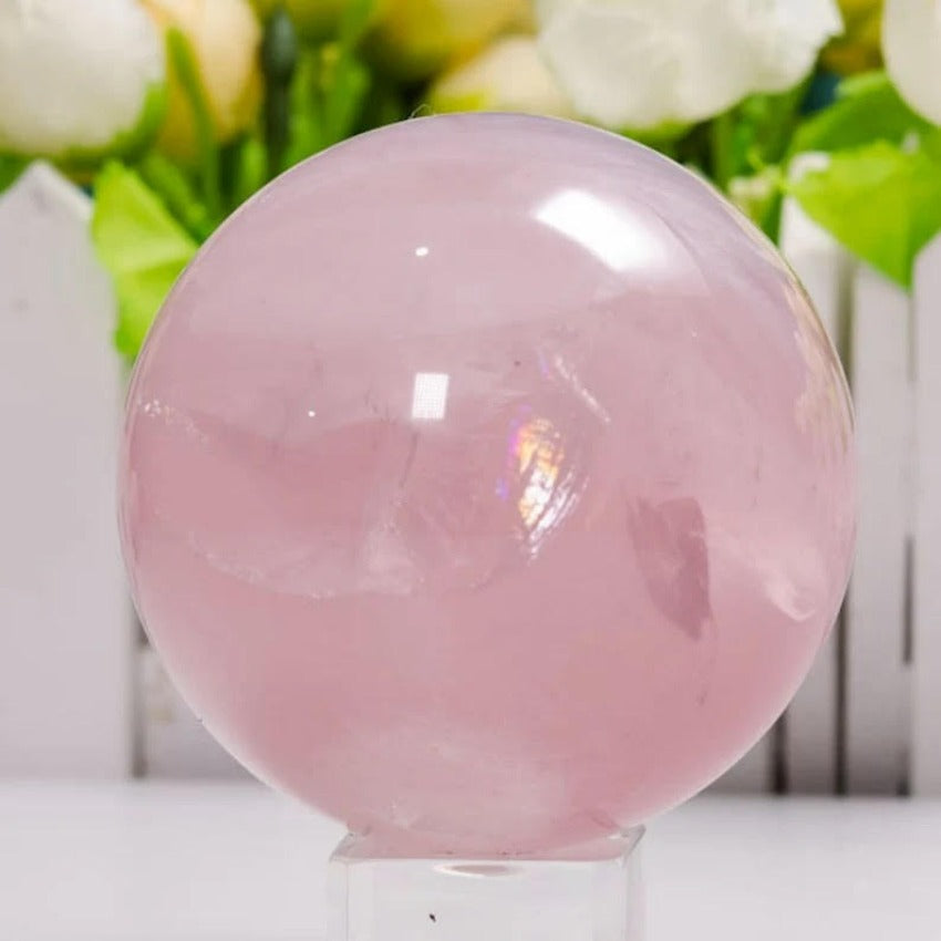 Rose Quartz Sphere - Crystal